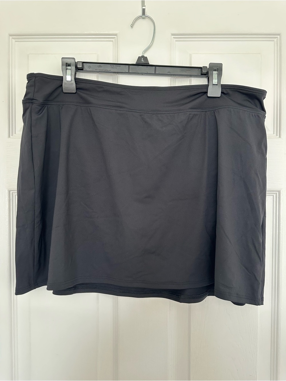 Lands' End Black Women's One-Piece Swim Skort